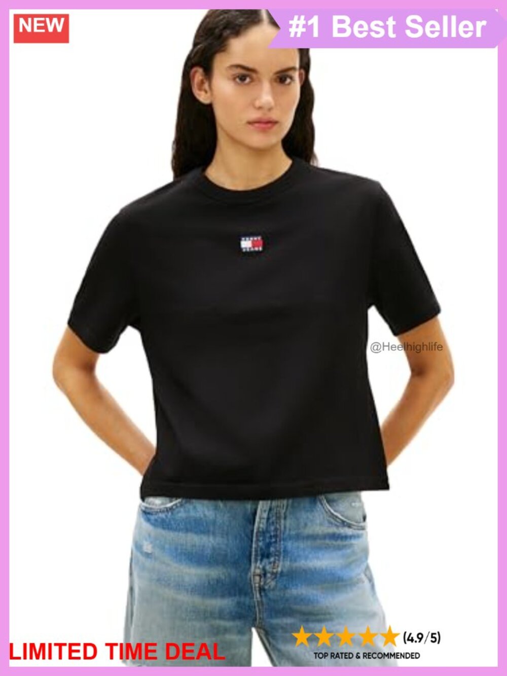 Cotton Boxy Fit Short Sleeve Crew Neck Graphic Tee